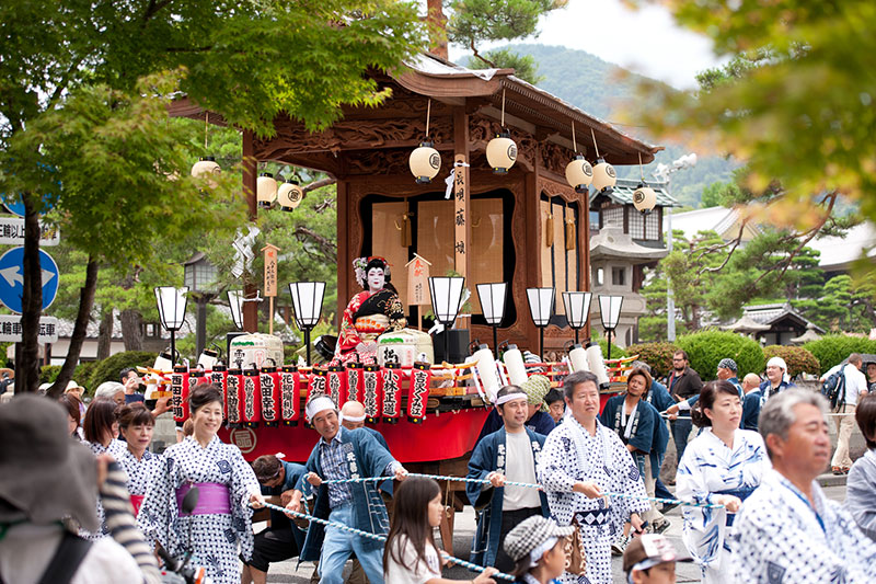 ながの祇園祭 御祭礼屋台巡行のイメージ